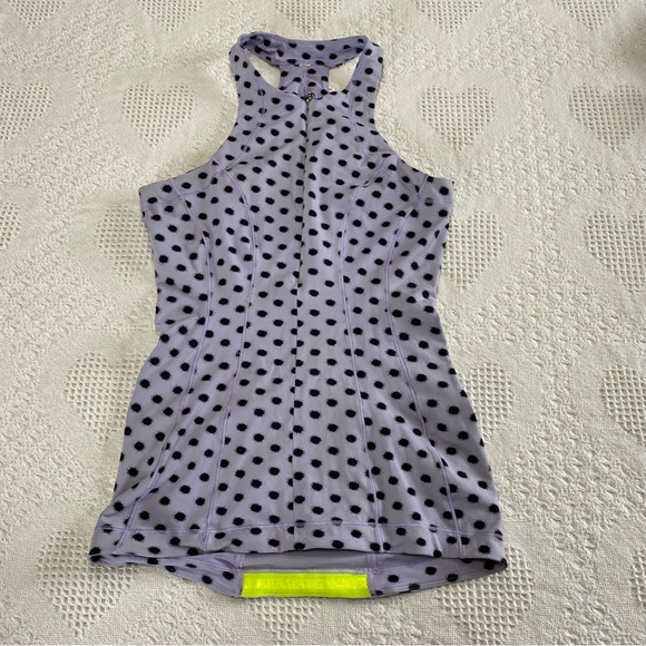 Lululemon Racerback Polka Dot Tank (SEE MEASUREMENTS) - Picture 1 of 8